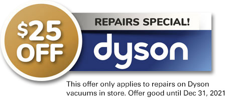$25 Off Dyson Repairs
