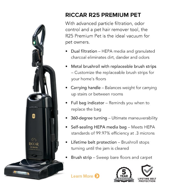 Riccar R25 Premium Pet.