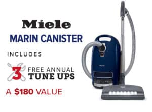Miele Marin Canister. Includes 3 Free Annual Tune Ups. A $180 value.