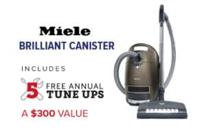 Miele Brilliant Canister. Includes 5 Free Annual Tune Ups. A $300 value.