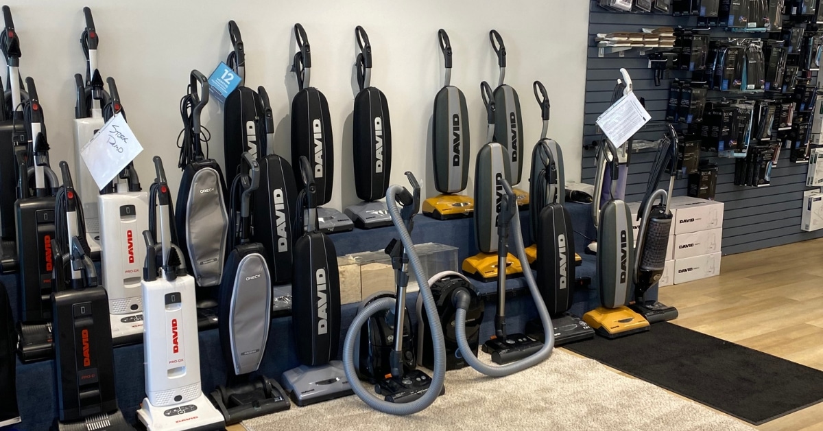 Quality vacuum cleaners at David's Vacuums