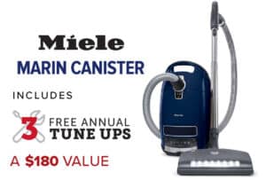 Miele Marin Canister. Includes 3 Free Annual Tune Ups. A $180 value.